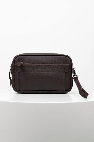 BAYDERİ Misa Combination Genuine Leather Men's Handbag