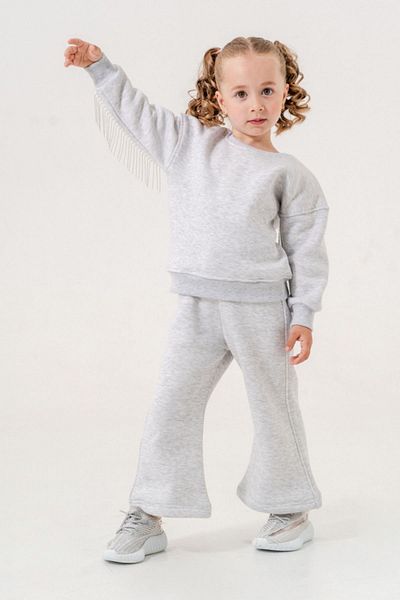 HAUSEkids Σετ αθλητικής φόρμας για κορίτσι 6-9 ετών - Emerald Grey