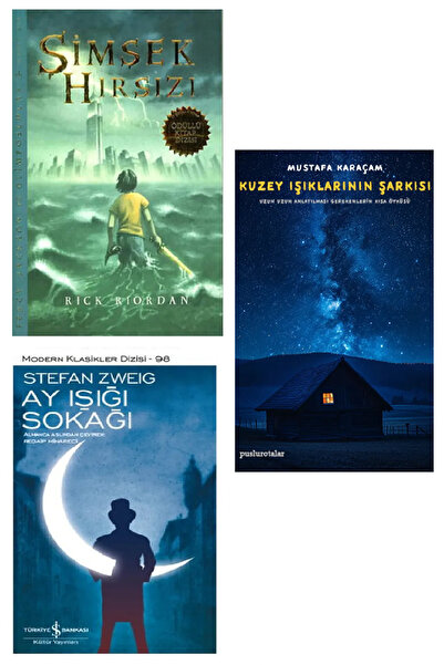 TÜRKİYE İŞ BANKASI KÜLTÜR YAYINLARI Şimşek Hırsızı - Rick Riordan + Ay Işığı ...