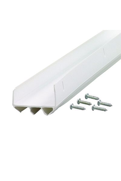 M D Building Vinyl U-Shape Screw On Under Door Seal