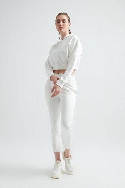 ERDEM İÇ GİYİM Weweus Ecru Single Sweatpants with Cuffs 215