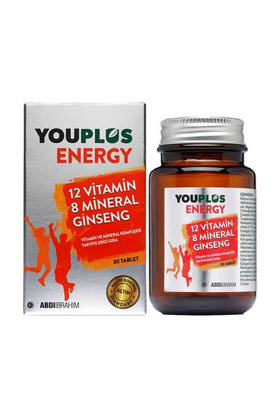 Youplus Energy Vitamin Mineral 30 Tablets