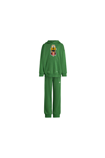 adidas Πράσινη Παιδική Φόρμα - Lk Dy Mm Hs, JN7711