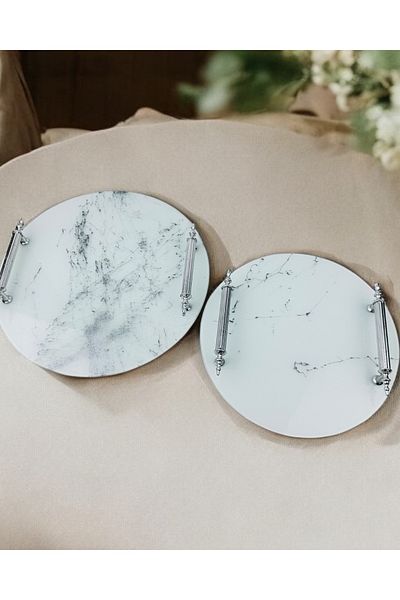 CyzHome Soleil Decorative Promise Engagement Tray