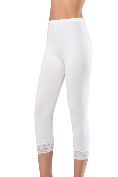 ERDEM İÇ GİYİM Colanți scurti de damă Erdem White 2484