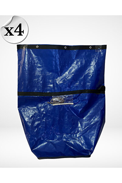 Sertil 4 Adet 42x45x95 Lacivert  Tekstil Taşıma Çuvalı