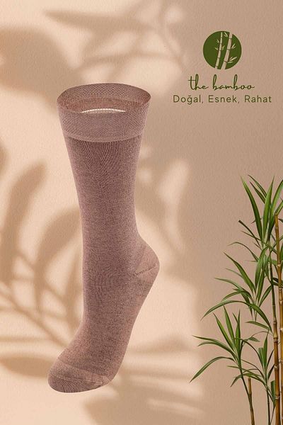 ERDEM İÇ GİYİM Weweus Dark Beige Natural Bamboo Χειμερινές Κάλτσες 942