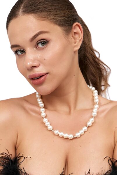 New Obsessions Olympe Double Combination Pearl Choker Necklace