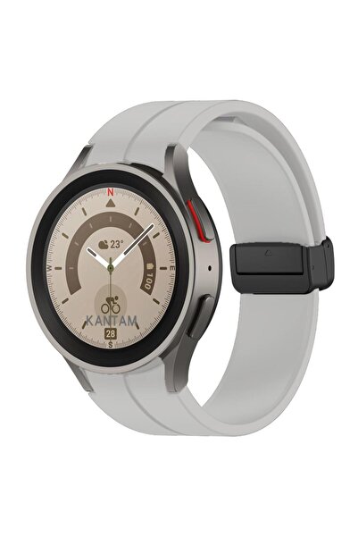 UnDePlus Samsung Galaxy Watch 4 5 6 7 Fe 40 44 Classic 42 43 46 47 mm Magnetic Adjustable Silicone Strap