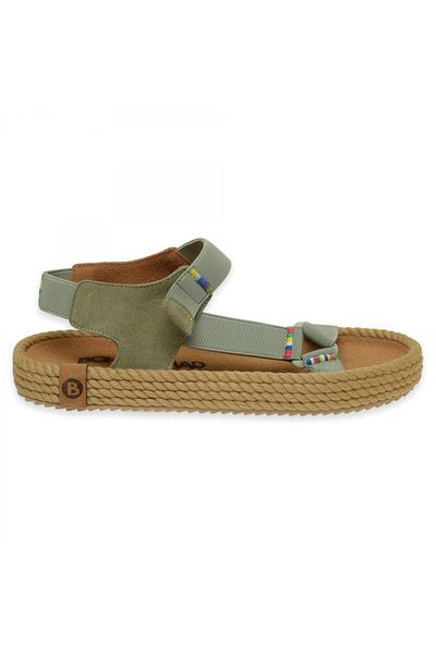 Bohonomad Green Nevada Women's Sandals