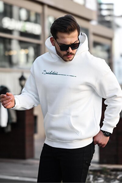 Miron Φούτερ με κουκούλα με κουκούλα με τρεις κλωστές - 2437