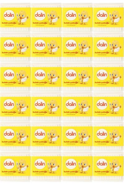 Dalin Ear Swabs 100 Pieces (Set of 24)