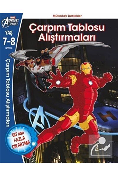 Beta Yayınları Marvel Avengers Assemble Çarpım Tablosu Alıştırmaları (7-8 YAŞ)