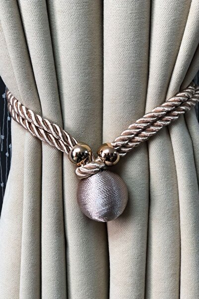 Cortibo Tek Toplu Dekoratif Fon Perde Tokası