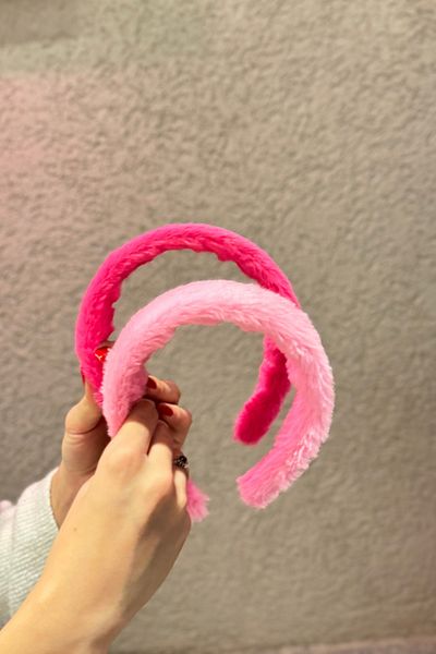PREGIO 2' Plush Pink-Fuchsia Soft 3 cm Wide Crown