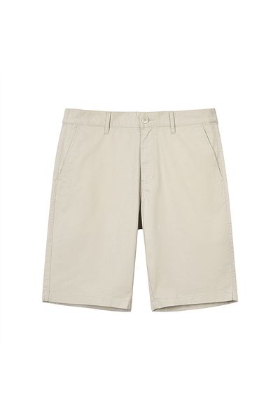 Giordano Men's Cotton Elastane  Slim Fit Bermuda Shorts