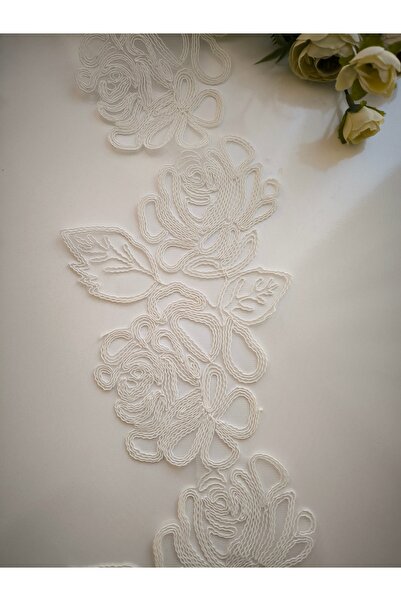 dantelci Krem renk Fransız dantel