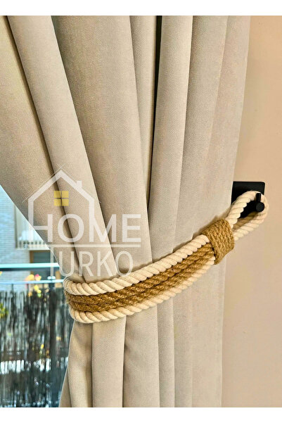 HomeTurko Плетена джутова багатофункціональна приваблива завіса для штор, сти...