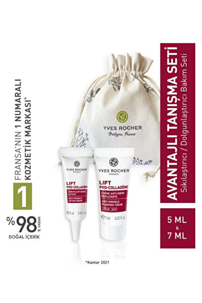 Yves Rocher Yeni Dolgunlaştırıcı Serum 5 ml Gündüz Kremi - Lİft Pro Collagene...