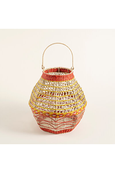 Zsa Zsa Zsu Tam Dao Deniz Çayırı - Cam - Metal Fener 40x40x40 Cm Renkli