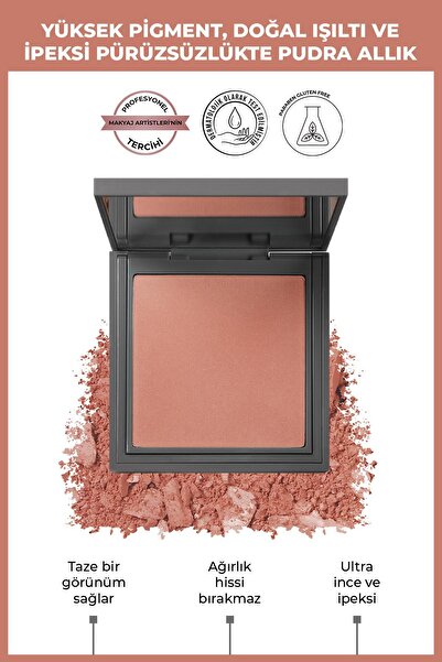 Alix Avien İpeksi Allık - Powder Blush 107 Soft Peach