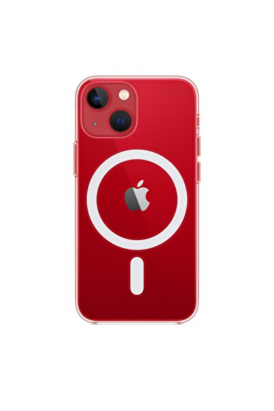 NANOSPACE Apple iPhone 13 Mini İle Uyumlu Magsafe Silikon Sert Mika Animasyon...