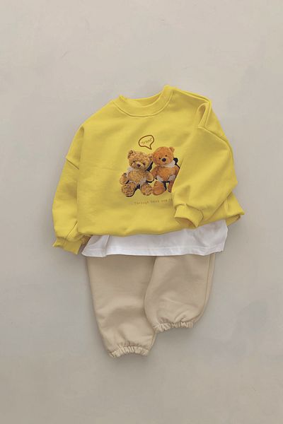 ADABEBEK Firends Bears Printed 2-Piece Baby Set - New Season 12805