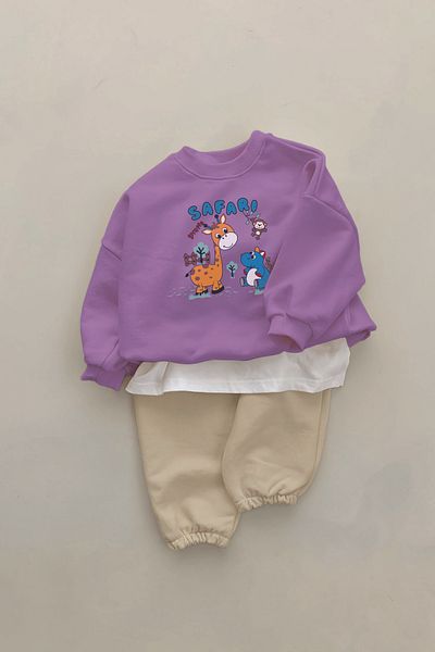 ADABEBEK New Season Safari Printed 2-Piece Baby Set 23331