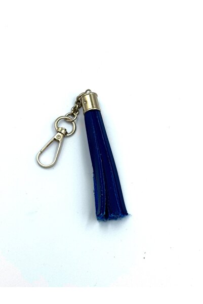 Lady Moss Navy Blue Chain Tassel Bag Accessory
