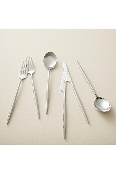 Chakra Elina 18 Parça Yemek Çatal Kaşık Bıçak Seti Parlak Gümüş