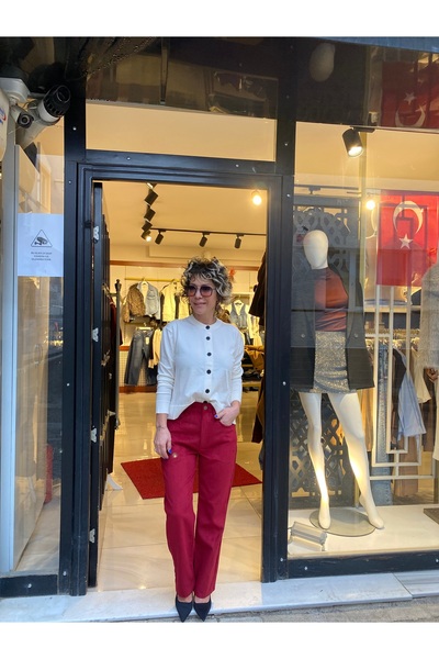 özlem adaşoğlu boutique KADİFE PANTOLON