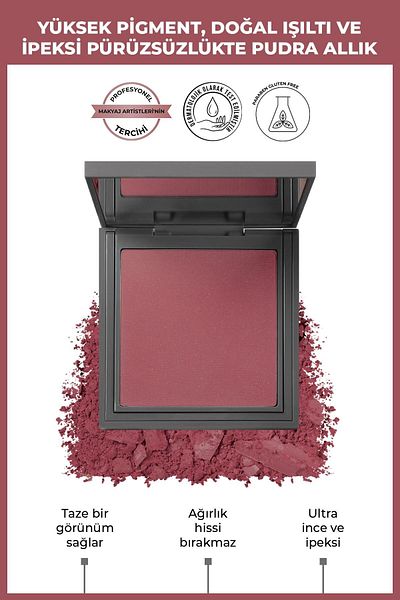 Alix Avien Powder Blush 110 - Silky Blush, Passionate Pink