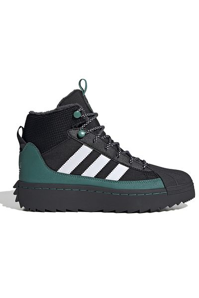 adidas Superstar Winter Trek J - Young Black Outdoor Boots Id1018