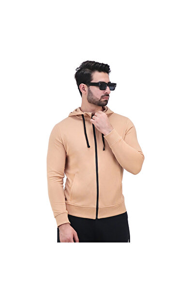 Giordano Men's Long Sleeve Slim Embroidery Knit Jacket