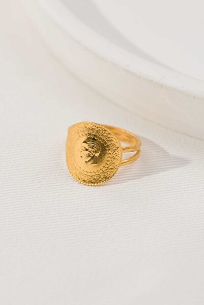 ZEYNEPLİ GOLD 14 Ayar Altın Çeyrekli Yüzük