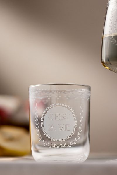 Rakle C'est La Vie 4-Piece Water Glass Set 350 cc
