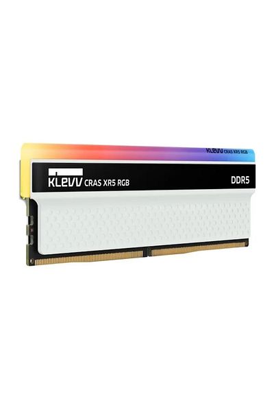 KLEVV Cras XR5 RGB 32GB 6200MHz CL32 - AMD EXPO DDR5 Heatsink White Ram