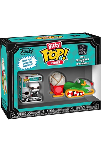 Funko Bitty Pop Rides The Nightmare Before Christmas - Jack Skellington With Snowmobile