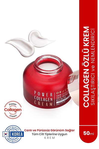 Orjena Power Collagen Cream - Anti-Aging and Wrinkle - Collagen Cream 50ml