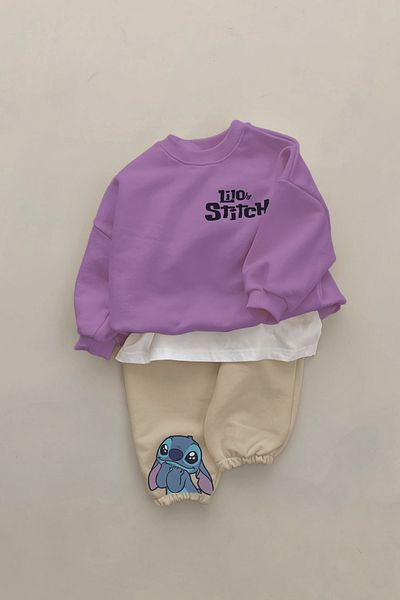 ADABEBEK Lilo Stitch Premium Printed 2-Piece Baby Set - 23260 23261