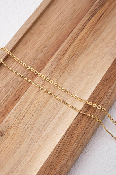 ESBAFLOR قلادة من الفولاذ مكونة من قطعتين من الحلزون والحبل المزخرف، الحد الأدنى من التشويه، 45 سم