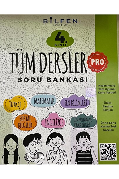 Bilfen Yayıncılık BİLFEN 4.SINIF TÜM DERSLER PRO SORU BANKASI