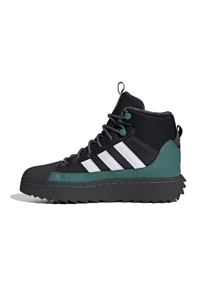 adidas Superstar Winter Trek J - Young Black Outdoor Boots Id1018