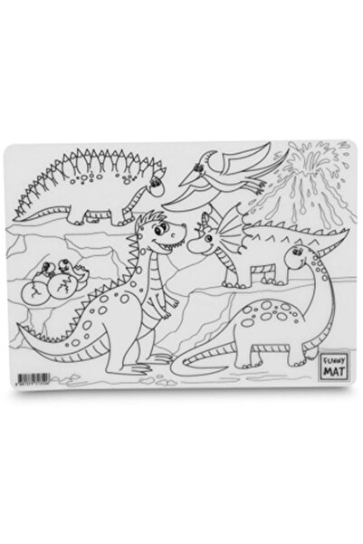 Timaş Yayınları Funny Mat - Dinozor - 25,0 x 35,0