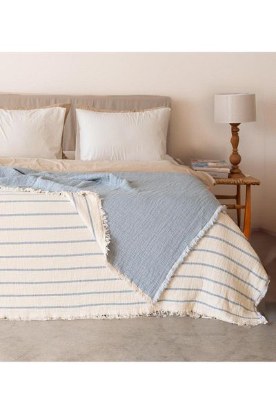 KARAKRAL Fiber Filled Muslin Bedspread Double