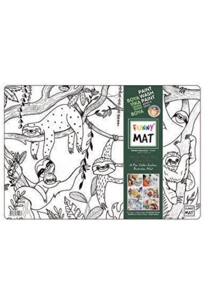 Timaş Yayınları Funny Mat - Tembel Hayvanlar 33,5x48cm
