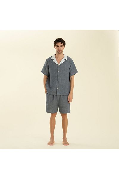 Chakra Profundo Shorts Set Marine Blue