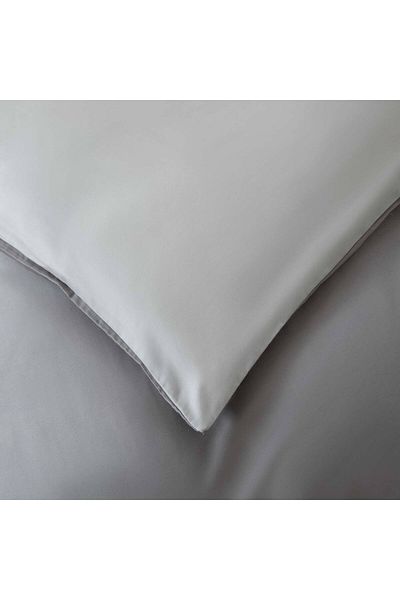 Chakra Bettie Duvet Cover Set 160x220 Cm Cool Grey/ Grey