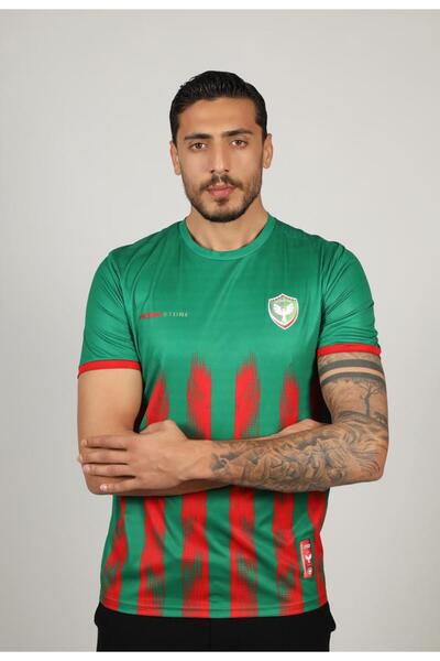 Amedstore Amedspor Amedstore  Yetişkin Yeşil Çubuku Forma