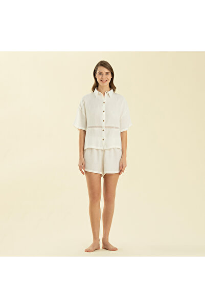 Chakra Valeur Shorts Set Ecru